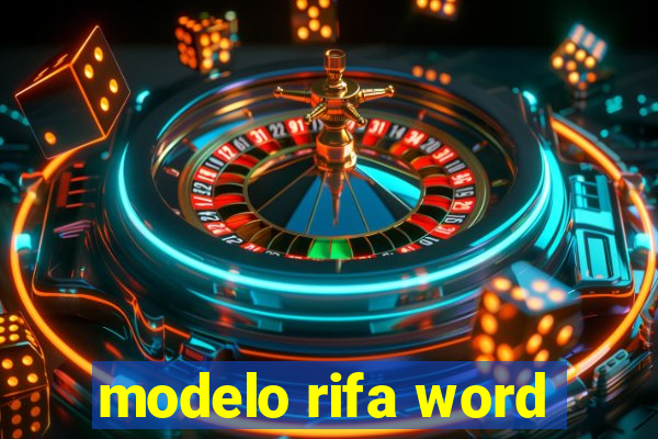 modelo rifa word